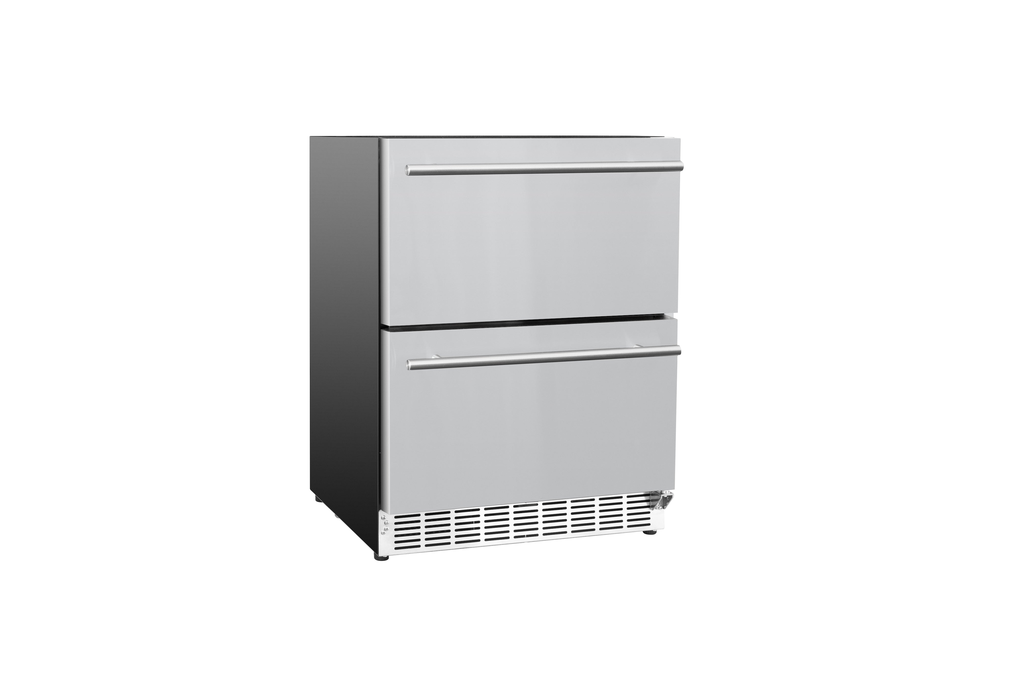24″ 5 Cu. Deluxe Outdoor Rated 2-Drawer Refrigerator