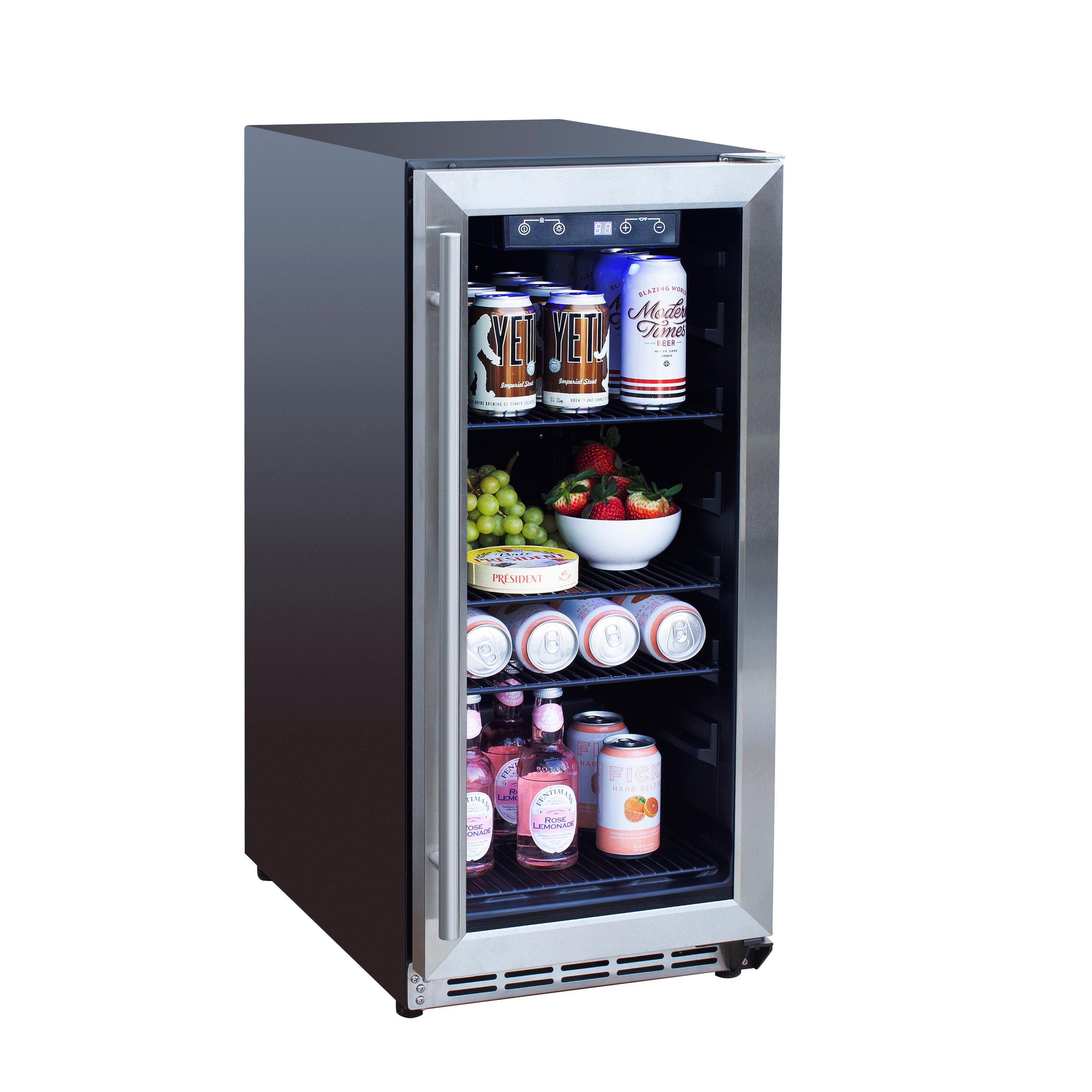 15″ 3.2 Cu Outdoor Rated Refrigerator w/ Glass Door