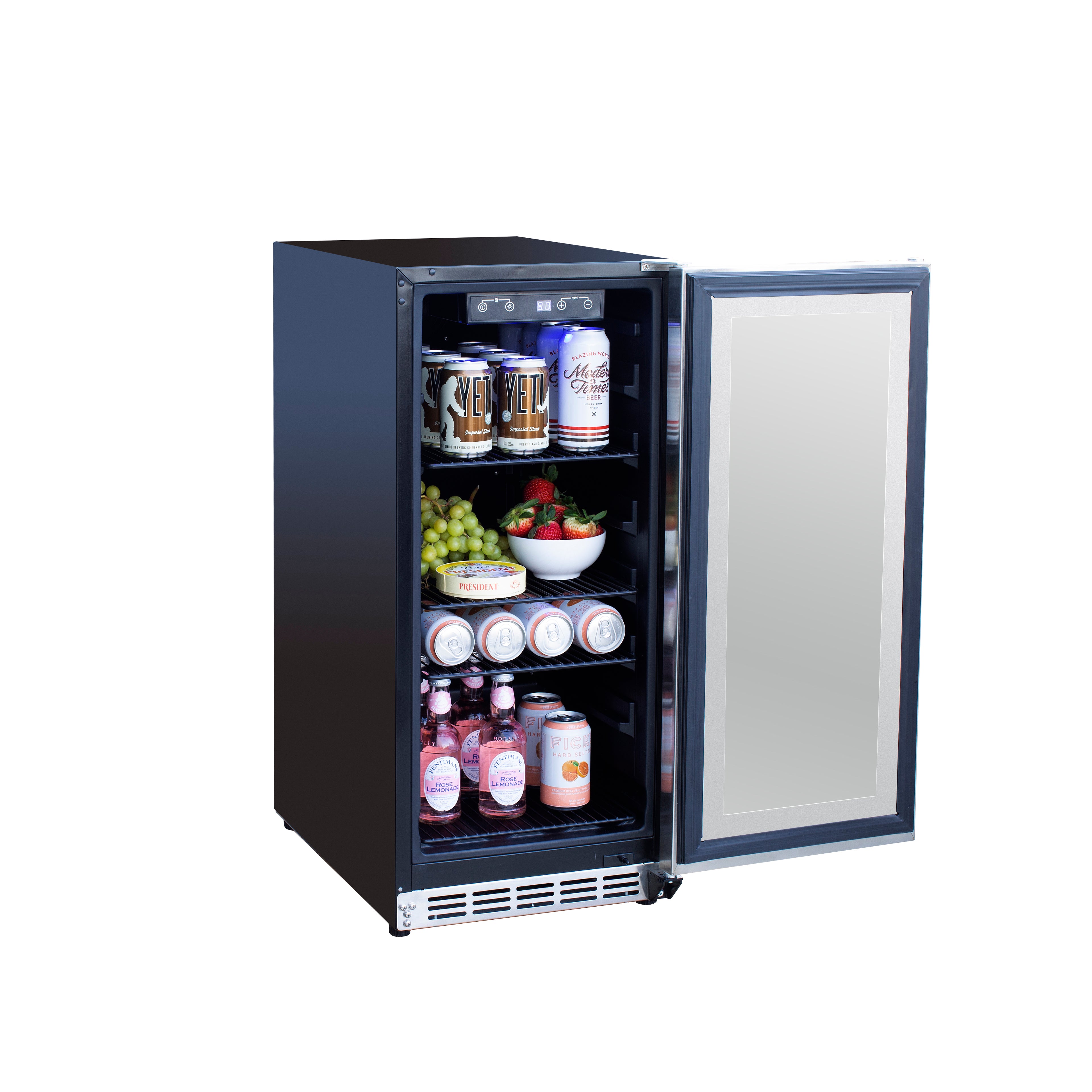 15″ 3.2 Cu Outdoor Rated Refrigerator w/ Glass Door