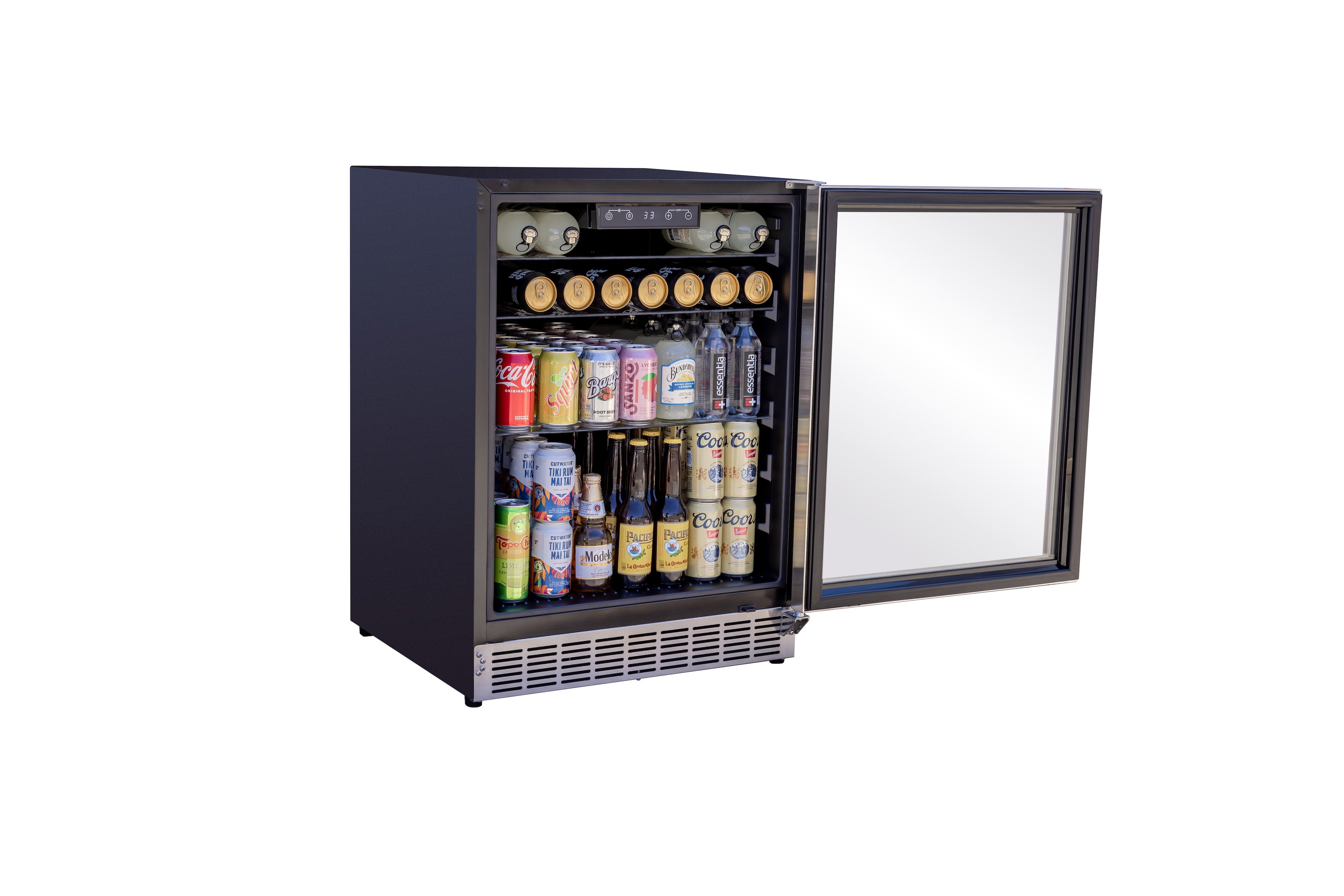 24″ 5 Cu. Outdoor Rated Refrigerator w/ Glass Door