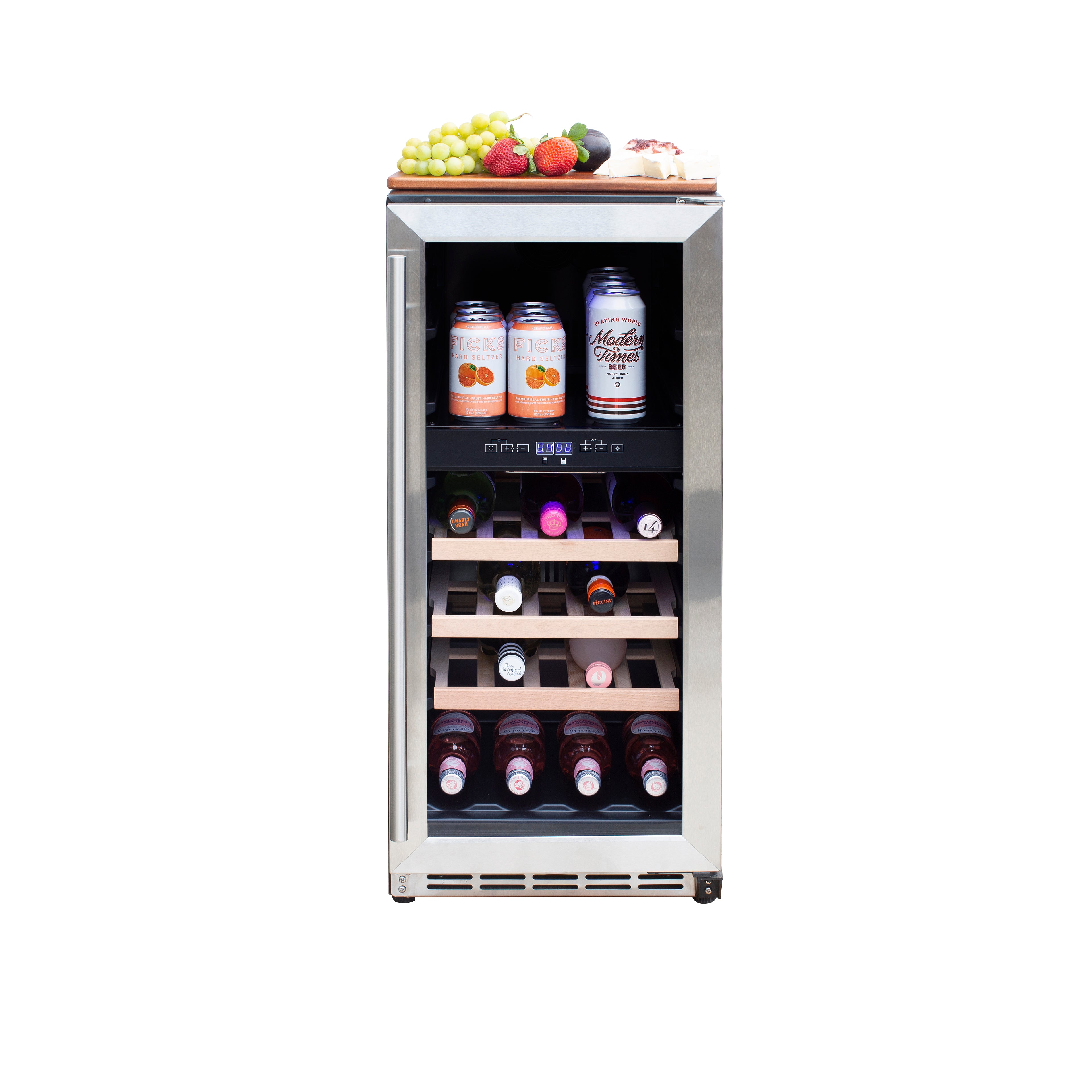 15″ 2.9 Cu. Outdoor Rated Dual Zone Wine Cooler