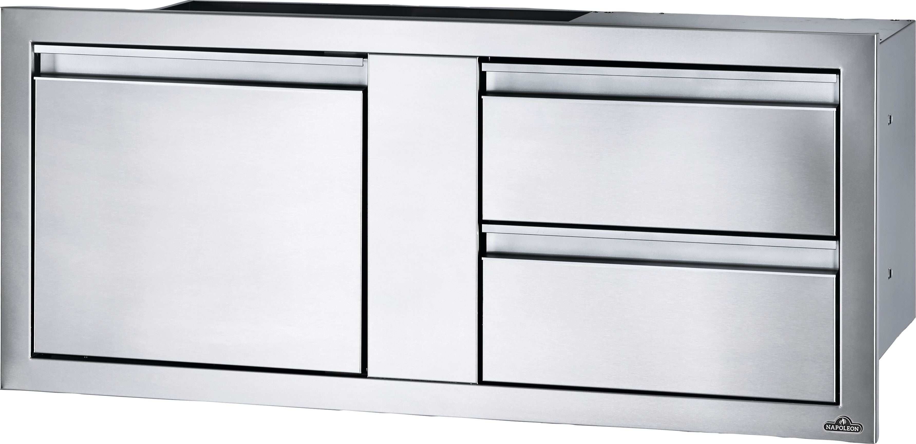 Napoleon 42-Inch Built-In Single Door and Double Drawer Storage Cabinet