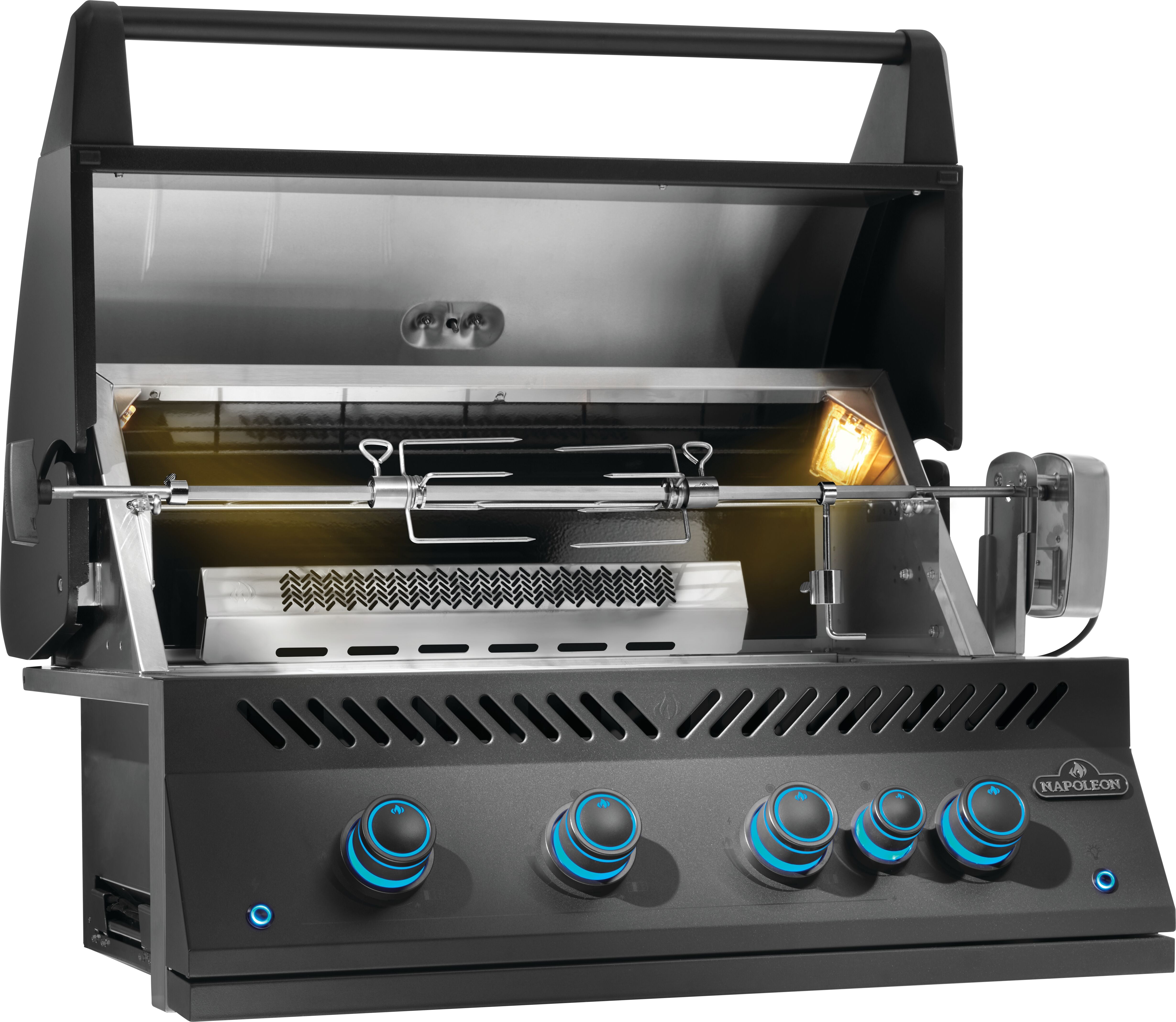 Napoleon Built-In 700 Series 32-Inch Gas Grill with Infrared Rear Burner, Matte Black, Propane