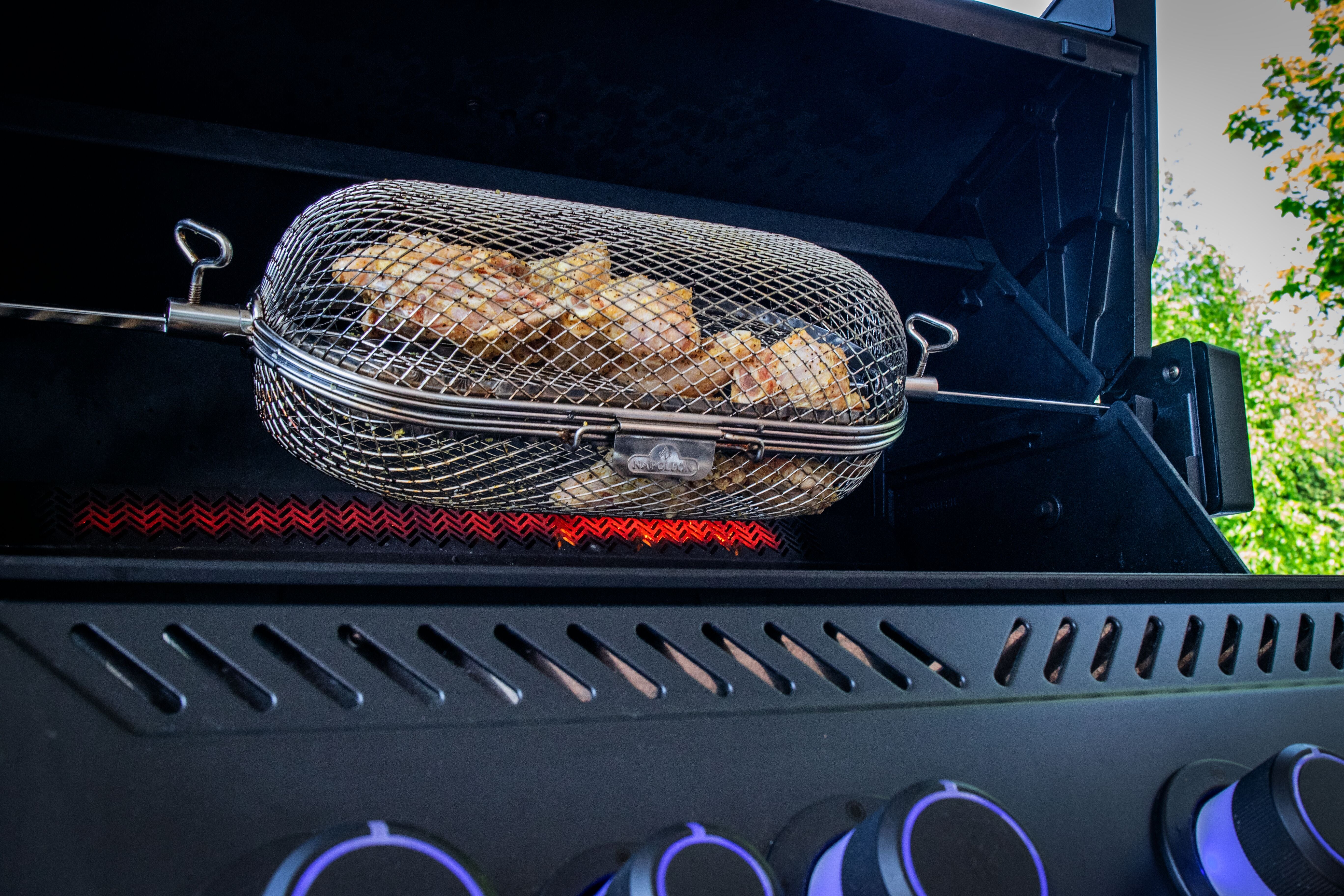 Rotisserie Grill Basket