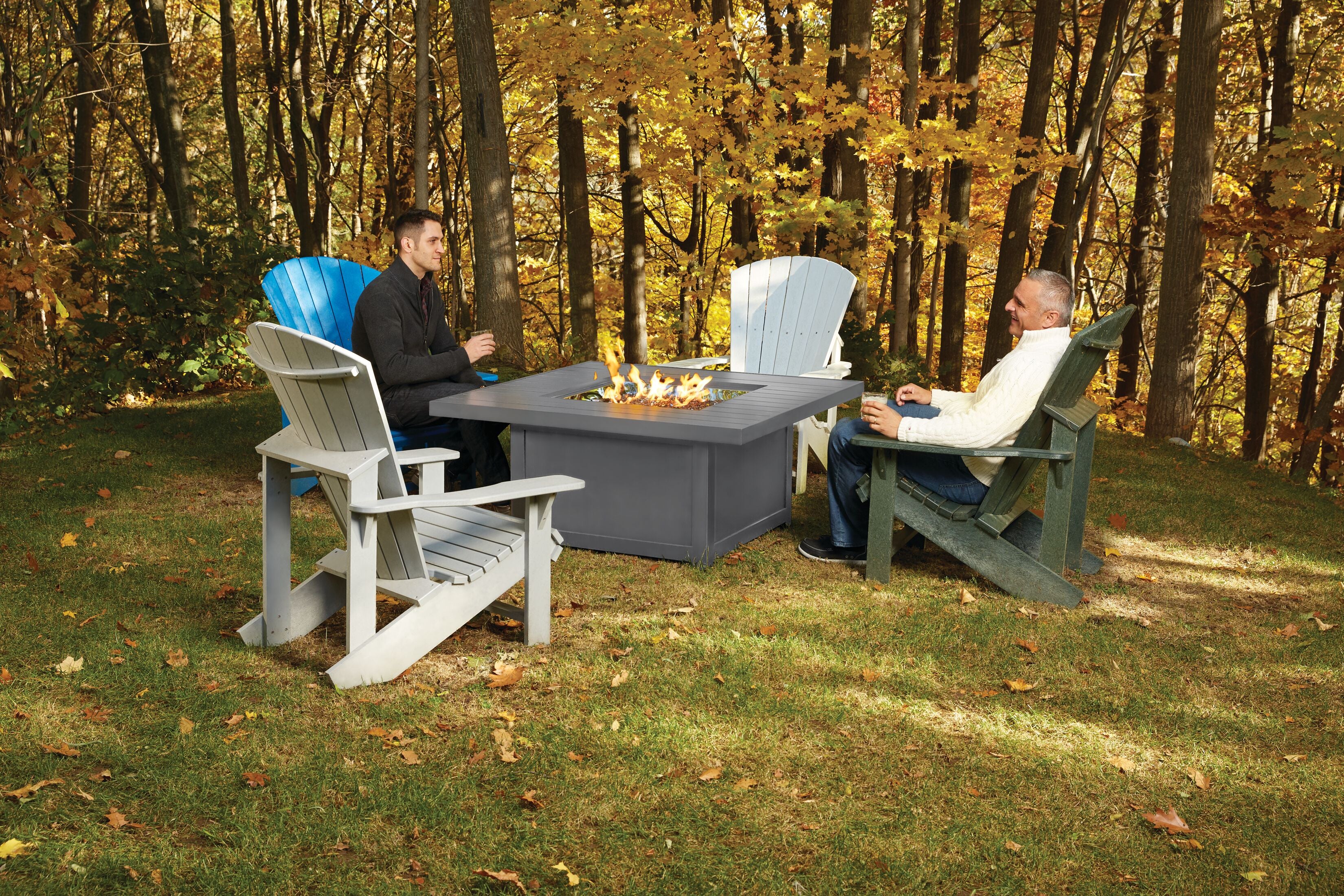 Hamptons Square Patioflame® Table