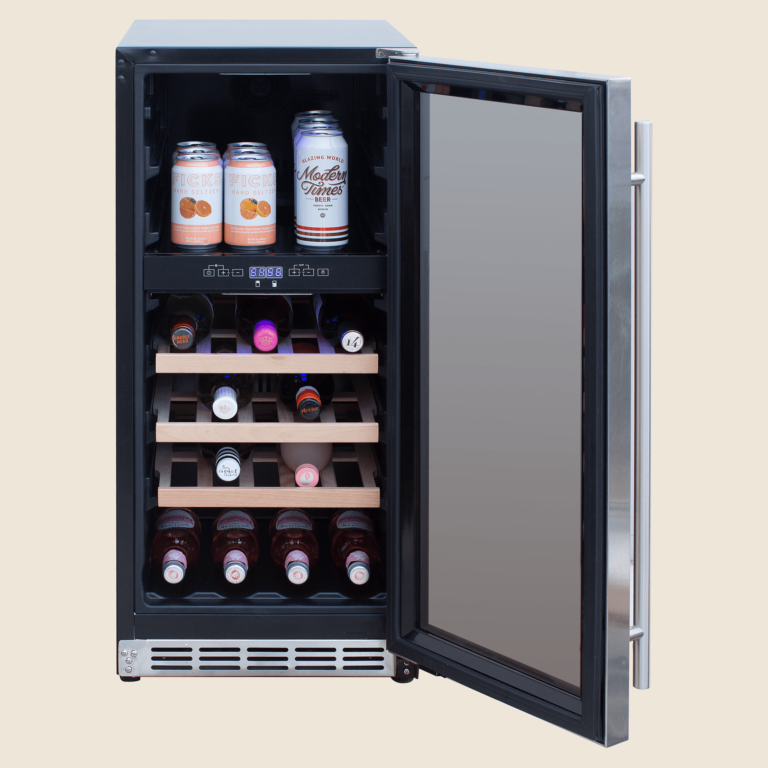 15″ 2.9 Cu. Outdoor Rated Dual Zone Wine Cooler