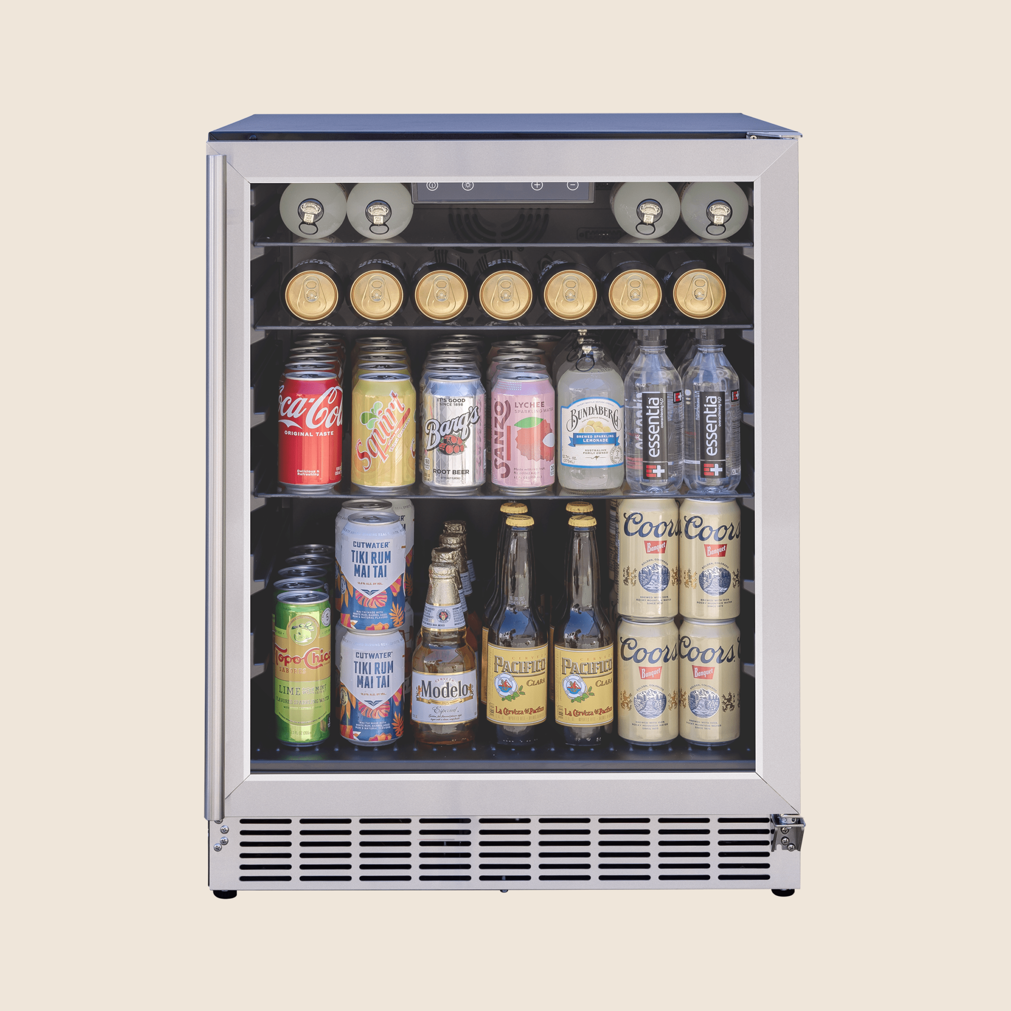 24″ 5 Cu. Outdoor Rated Refrigerator w/ Glass Door