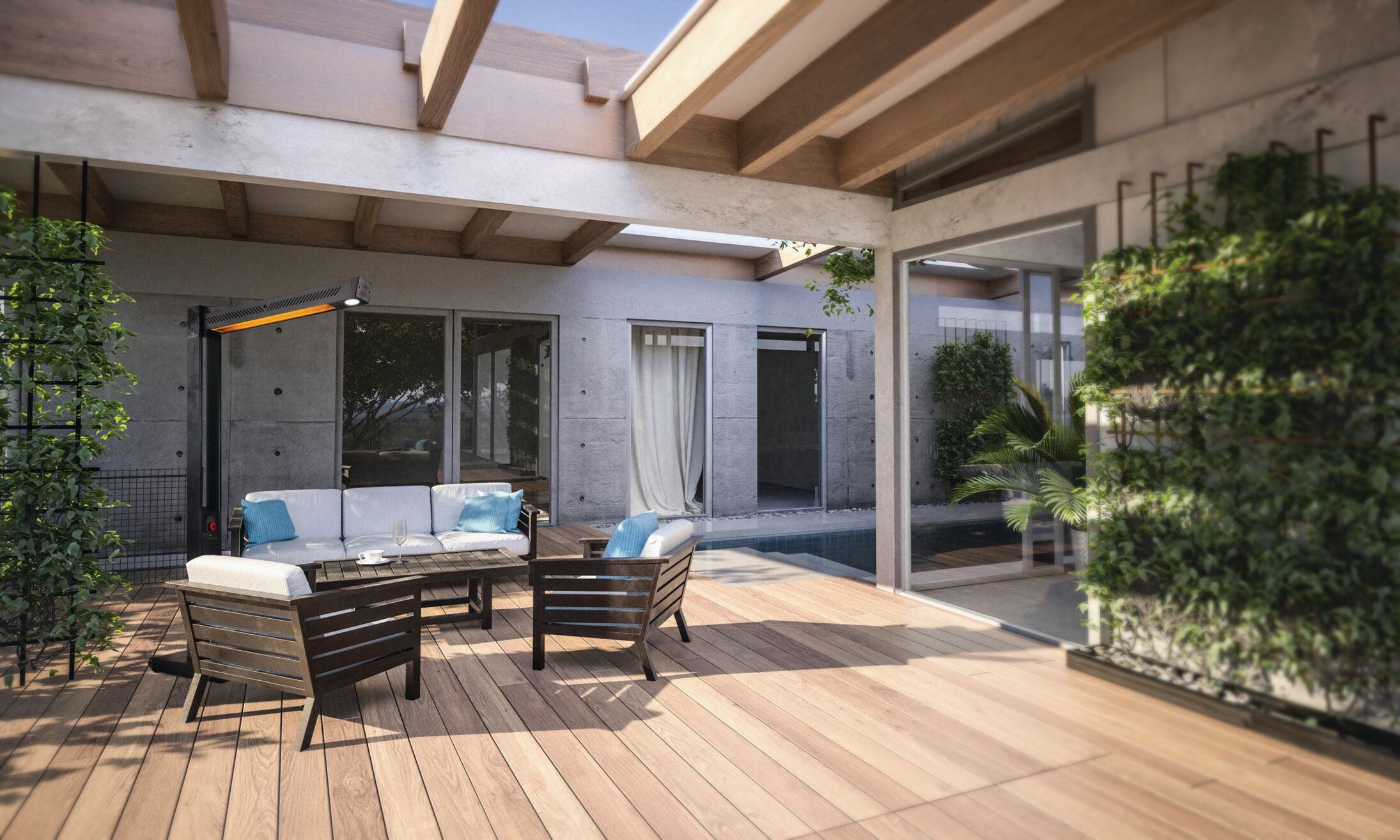 Phantom Freestand Outdoor Electric Infrared Heater