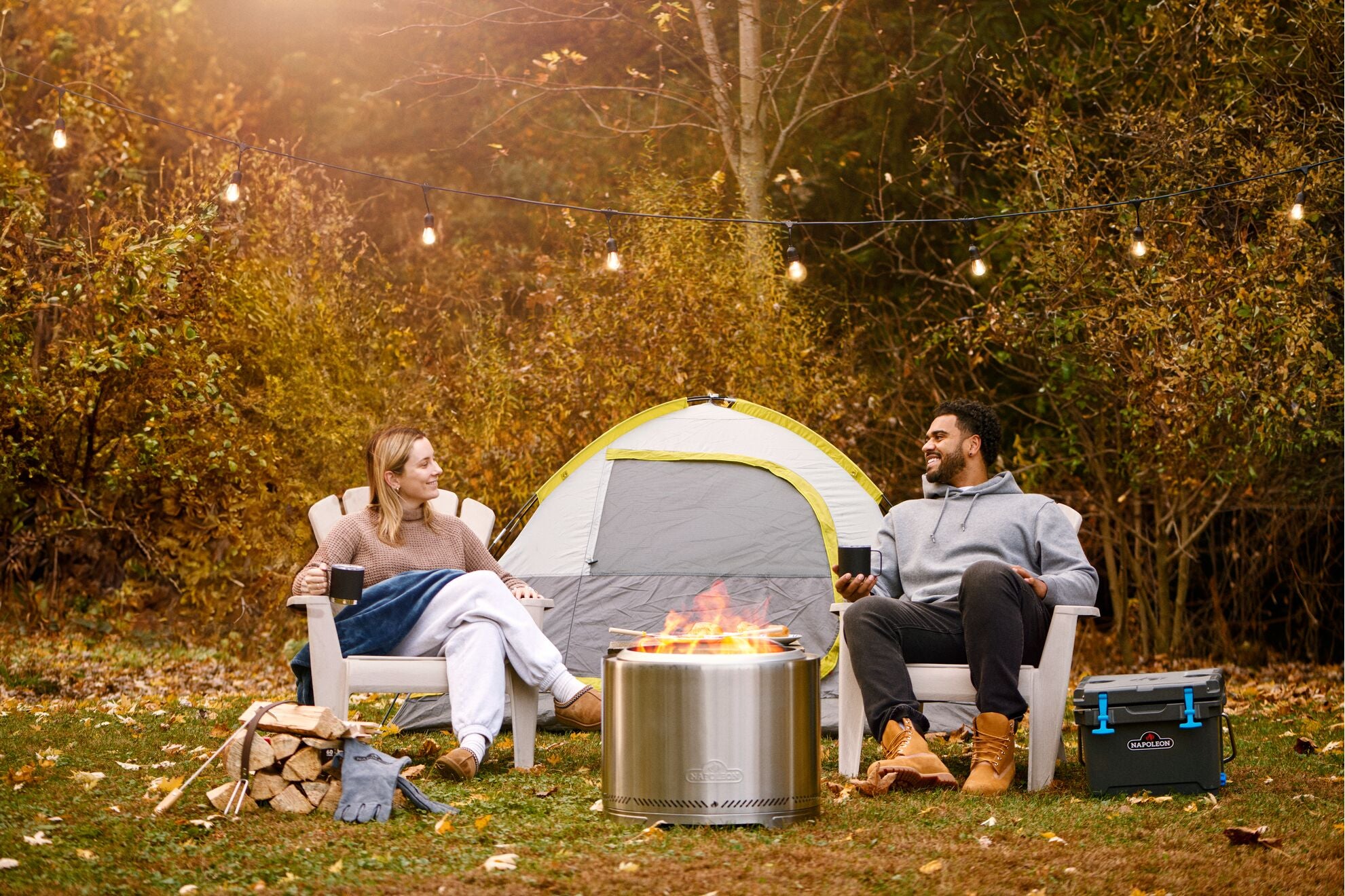 Timberwolf® Smokeless Fire Pit, 22-inch, Stainless Steel
