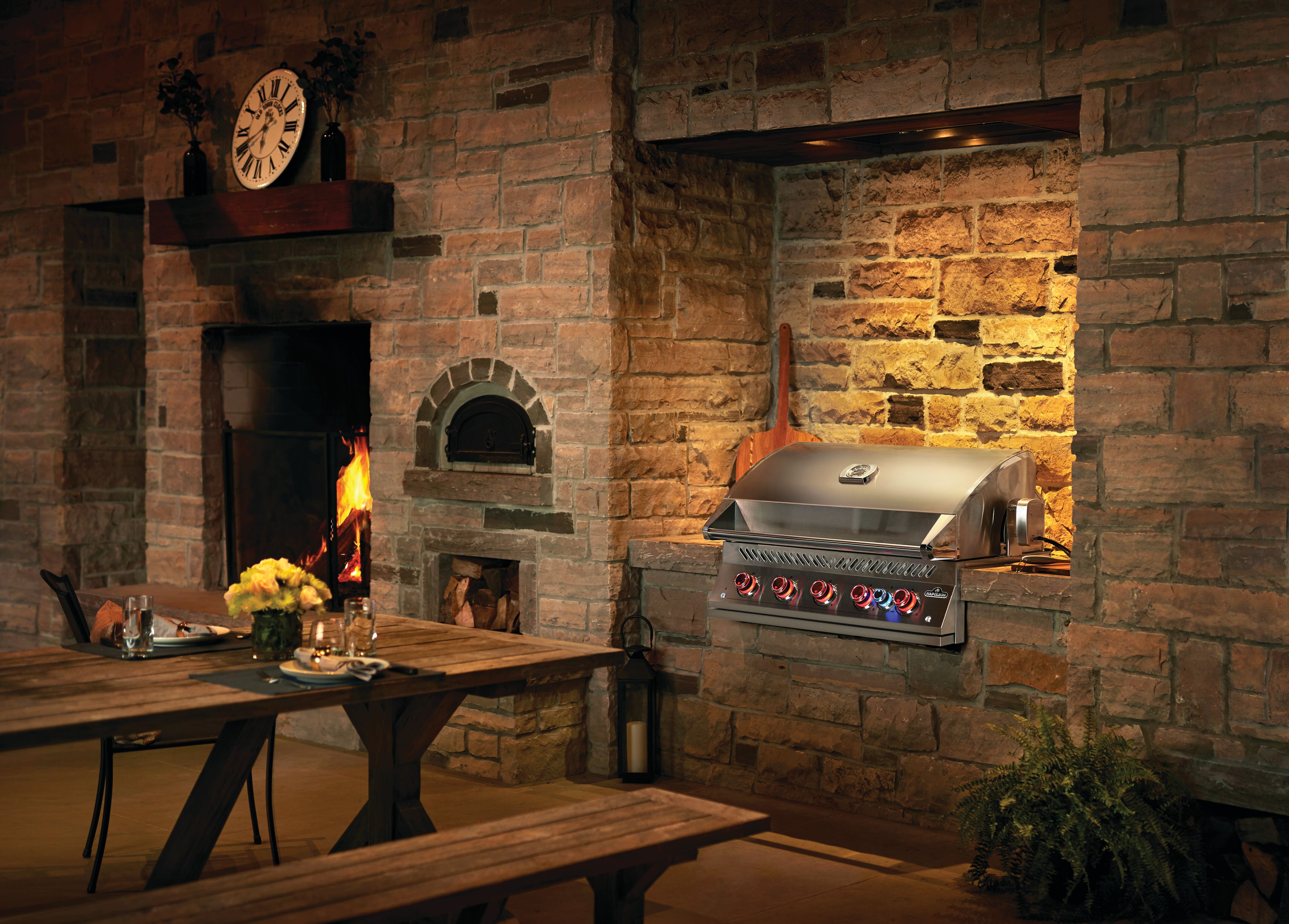 Napoleon Built-In 700 Series 38-Inch Gas Grill with Infrared Rear Burner, Natural Gas