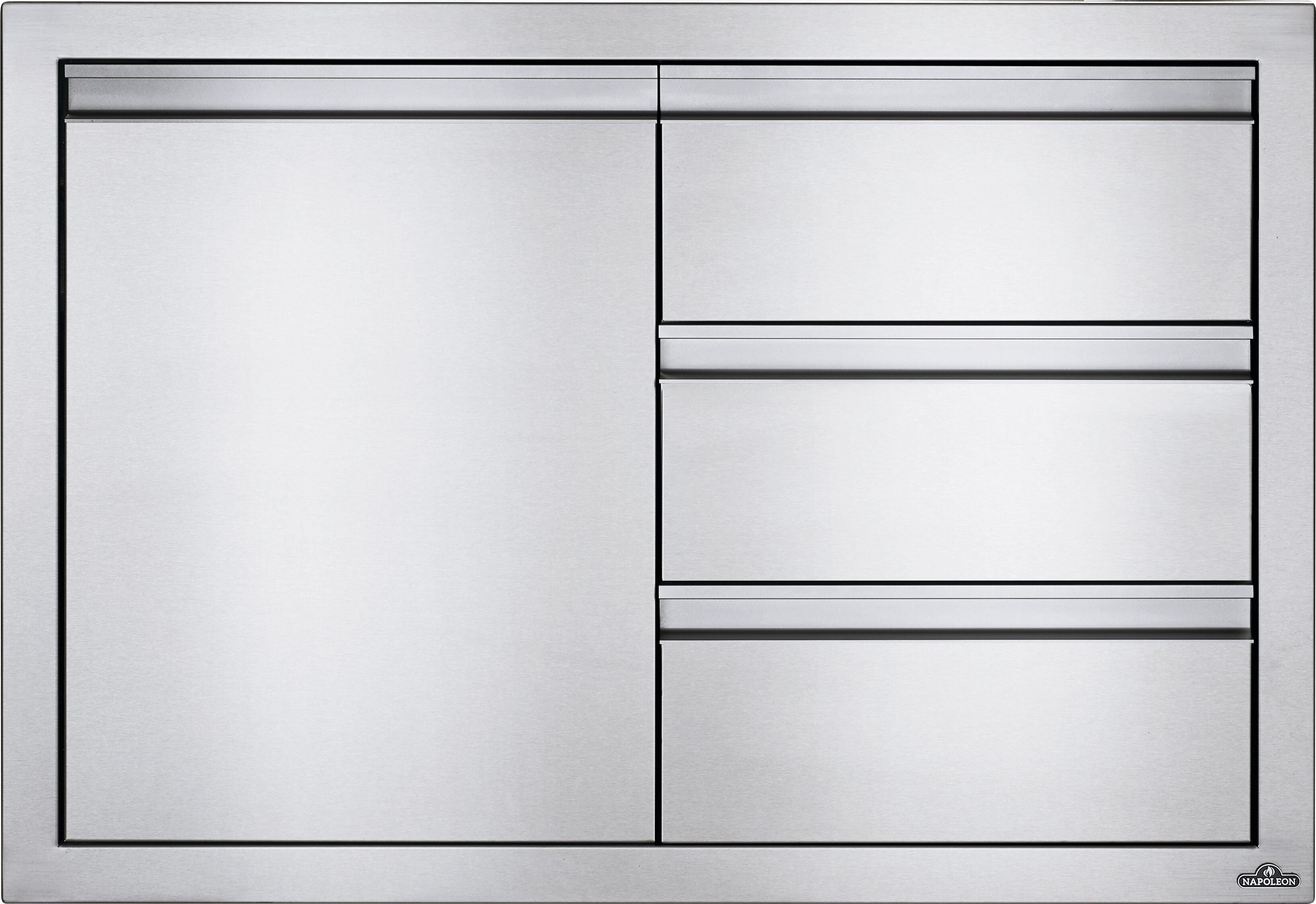 Napoleon 36-Inch Built-In Single Door and Triple Drawer Storage Cabinet