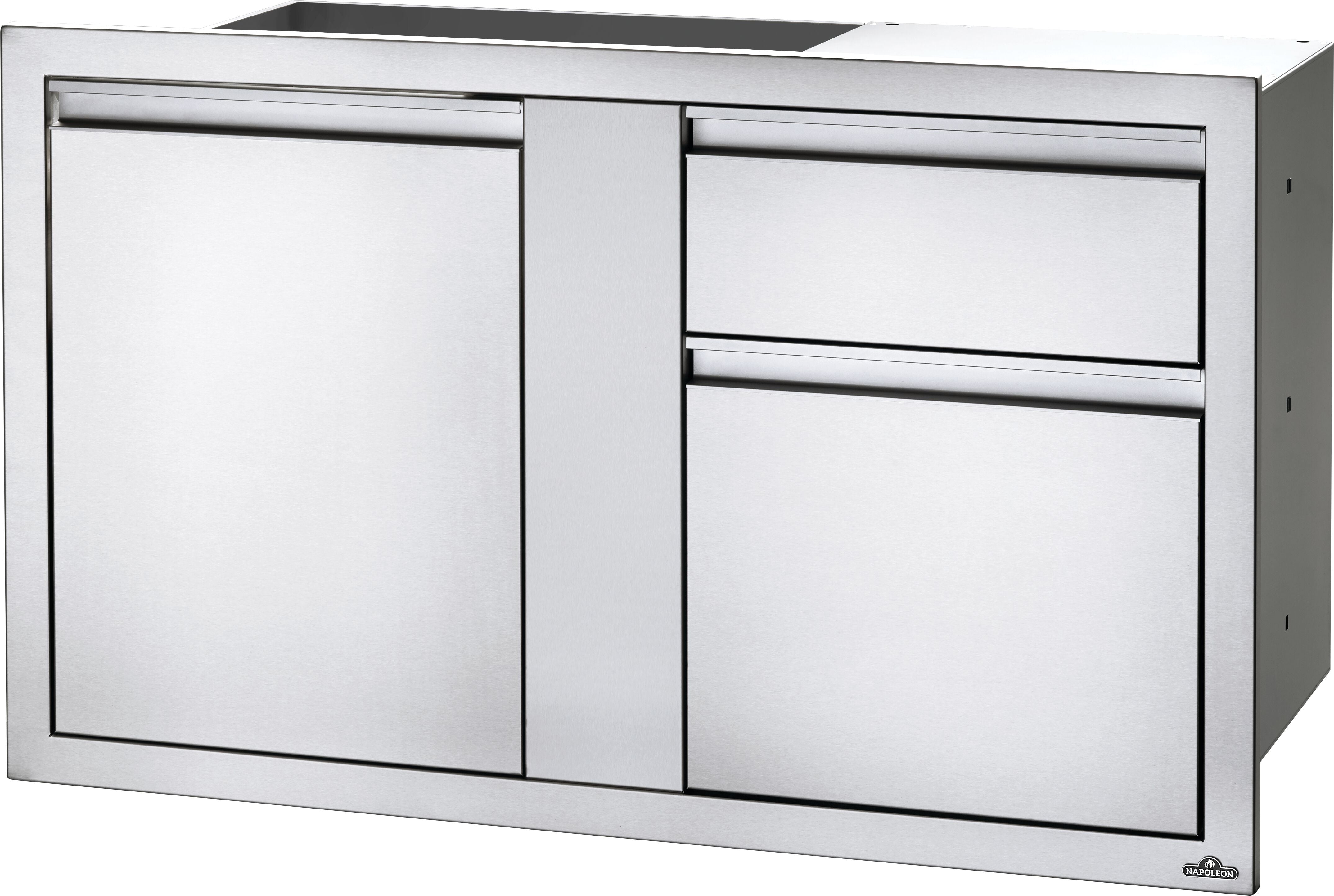 Napoleon 42-Inch Built-In Single Door and Waste Bin Drawer Cabinet