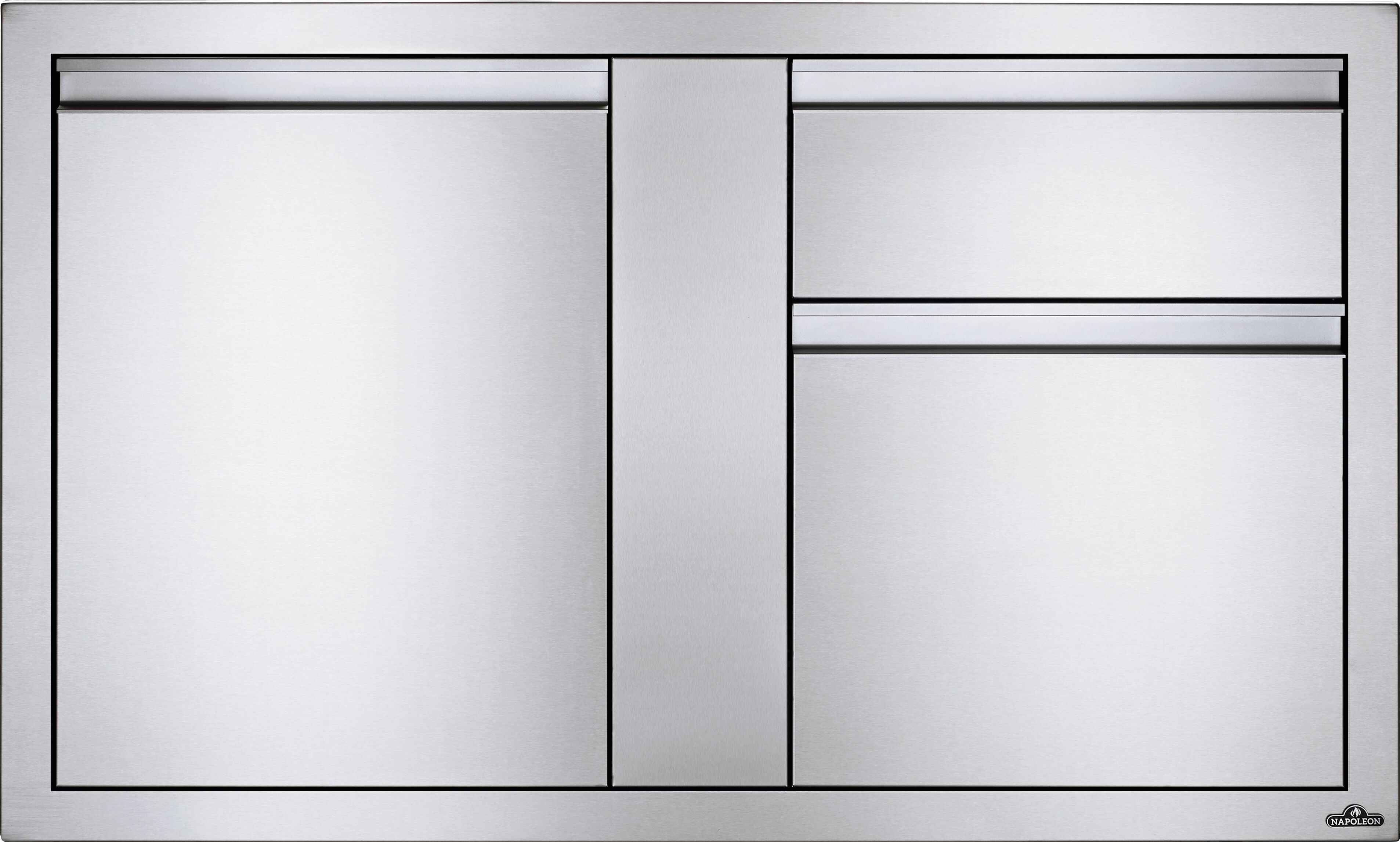 Napoleon 42-Inch Built-In Single Door and Waste Bin Drawer Cabinet