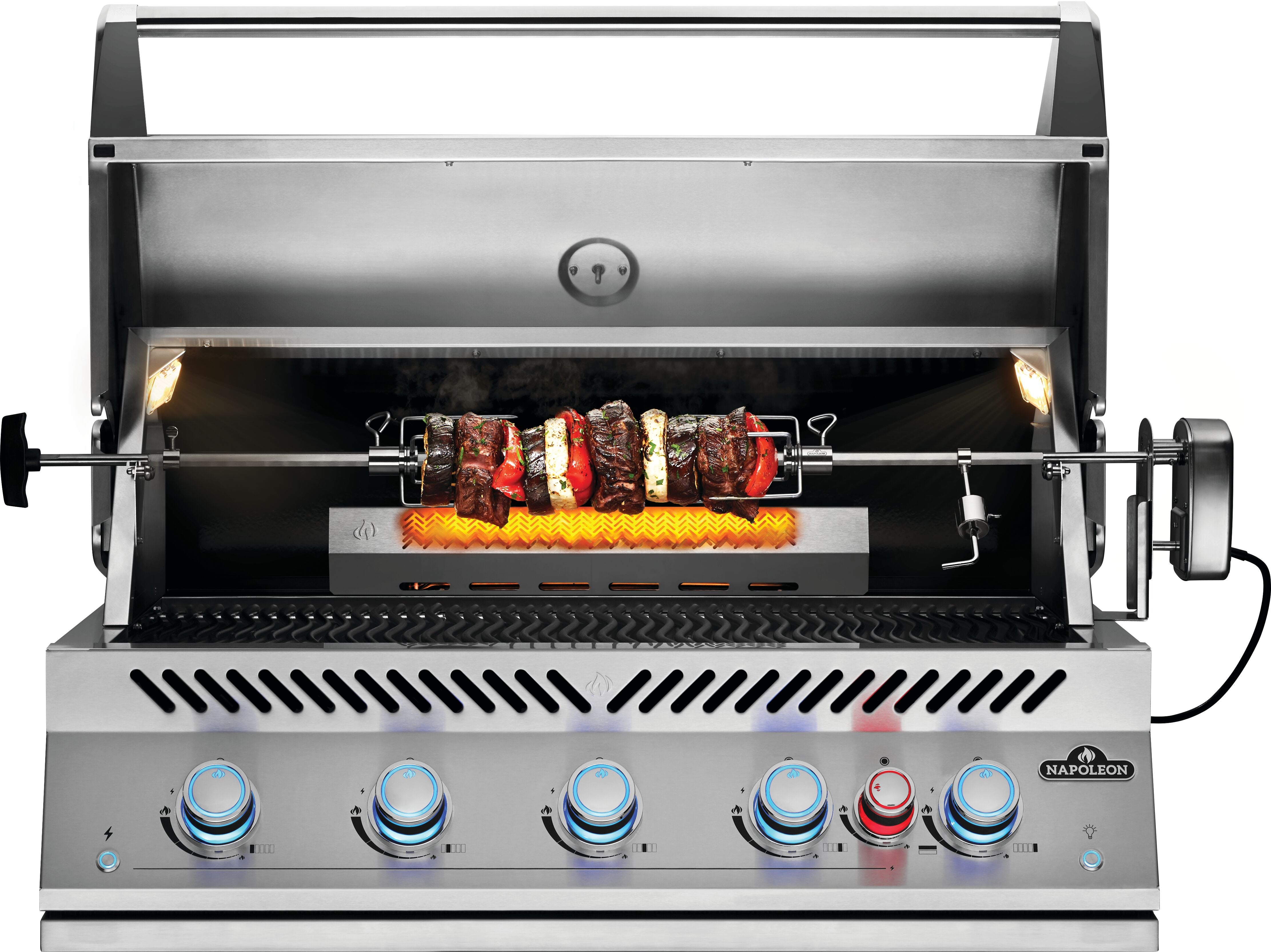 Napoleon Built-In 700 Series 38-Inch Gas Grill with Infrared Rear Burner, Natural Gas