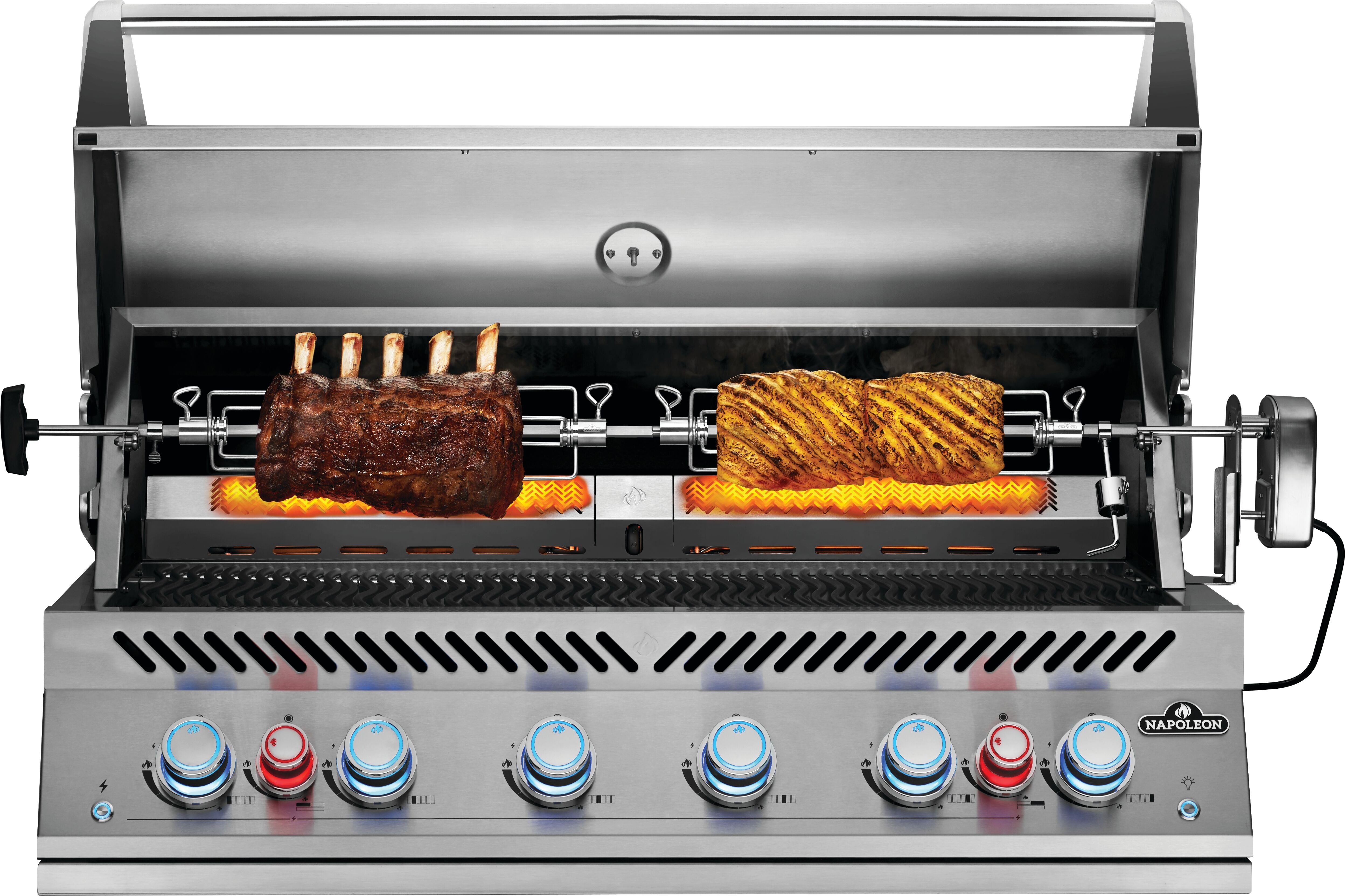 Napoleon Built-In 700 Series 44-Inch Gas Grill with Dual Infrared Rear Burners