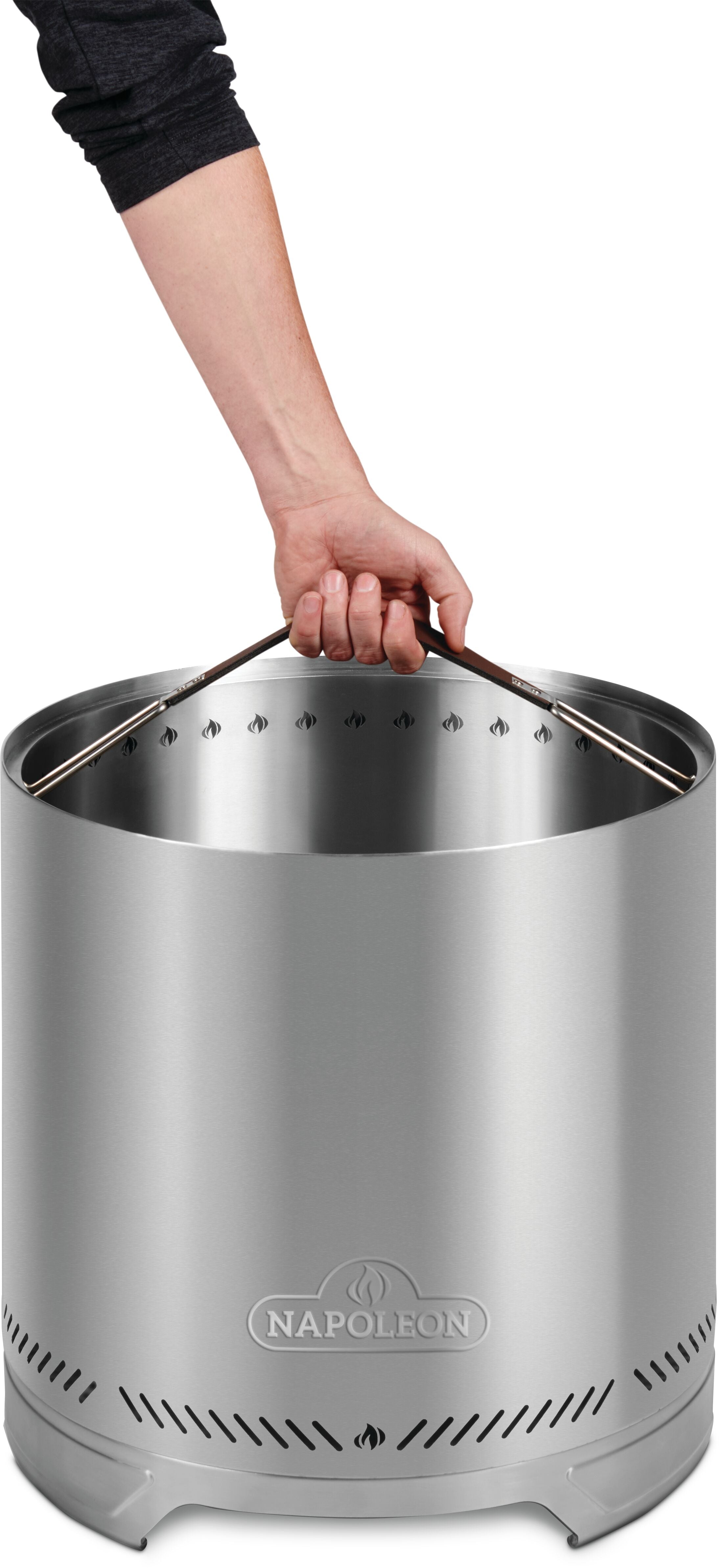 Timberwolf® Smokeless Fire Pit 18-inch, Stainless Steel