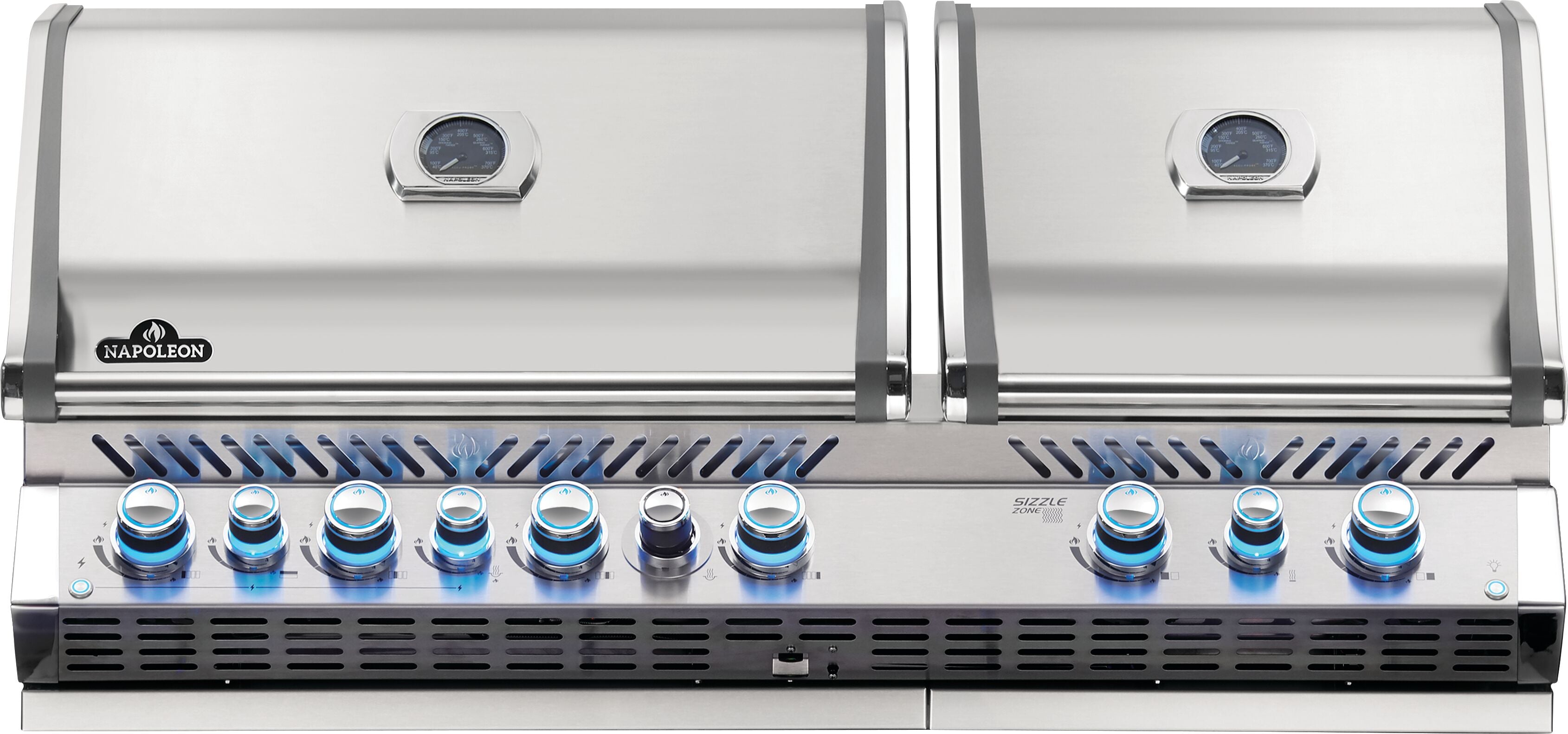 Napoleon Prestige PRO 825 Built-In Gas Grill Head with Infrared Bottom and Rear Burners, Propane