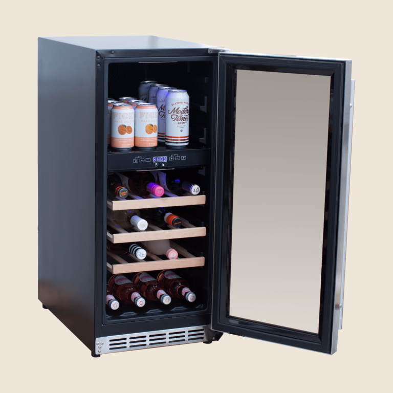 15″ 2.9 Cu. Outdoor Rated Dual Zone Wine Cooler