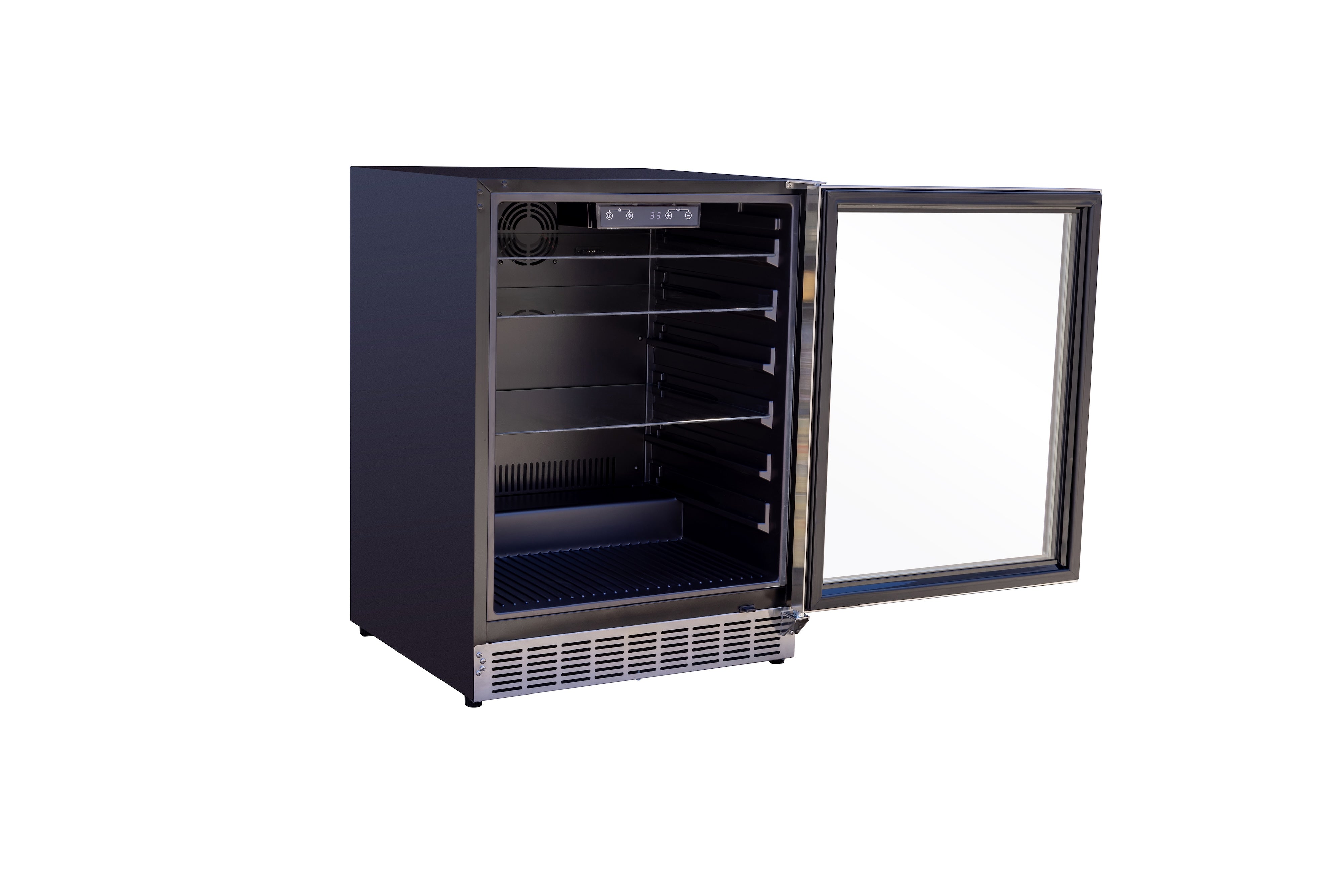 24″ 5 Cu. Outdoor Rated Refrigerator w/ Glass Door