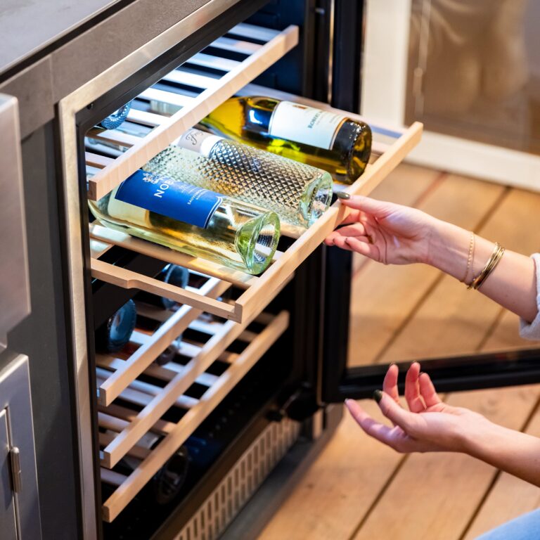 24″ 4.5 Cu. Outdoor Rated Dual Zone Wine Cooler